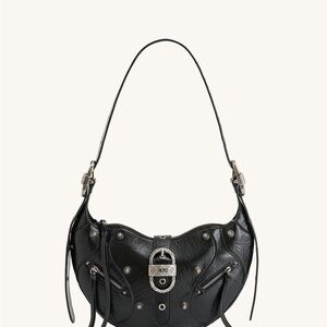 Black Designer Shoulder Bag